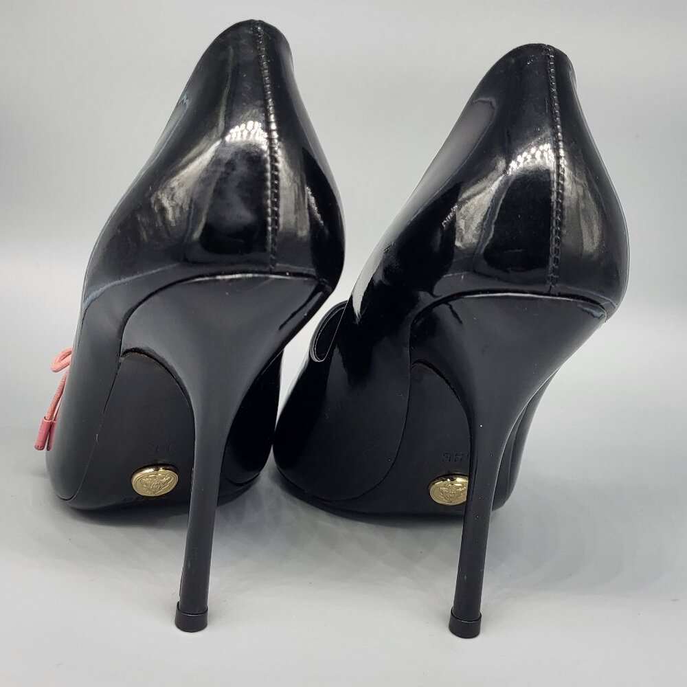 Gucci Patent Peep Toe Heels - Picture 11 of 15